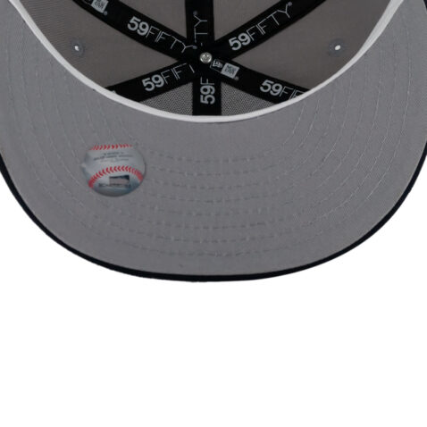 New Era x Billion Creation 59Fifty San Diego Padres Unfinished Business Fitted Hat Gray Dark Navy Blue 5