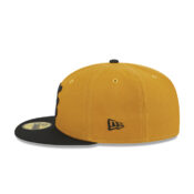 New Era 59Fifty New Era Script Logo Day Fitted Hat Bronze Black Left