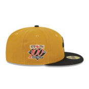 New Era 59Fifty New Era Script Logo Day Fitted Hat Bronze Black Right
