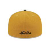 New Era 59Fifty New Era Script Logo Day Fitted Hat Bronze Black back