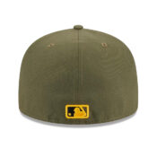 New Era 59Fifty San Diego Padres Armed Forces Day 2023 Fitted Hat New Olive Back