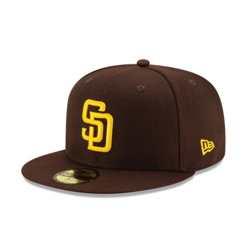 New Era 59Fifty San Diego Padres World Tour Mexico City Series 2023 Fitted Hat Brown On Field