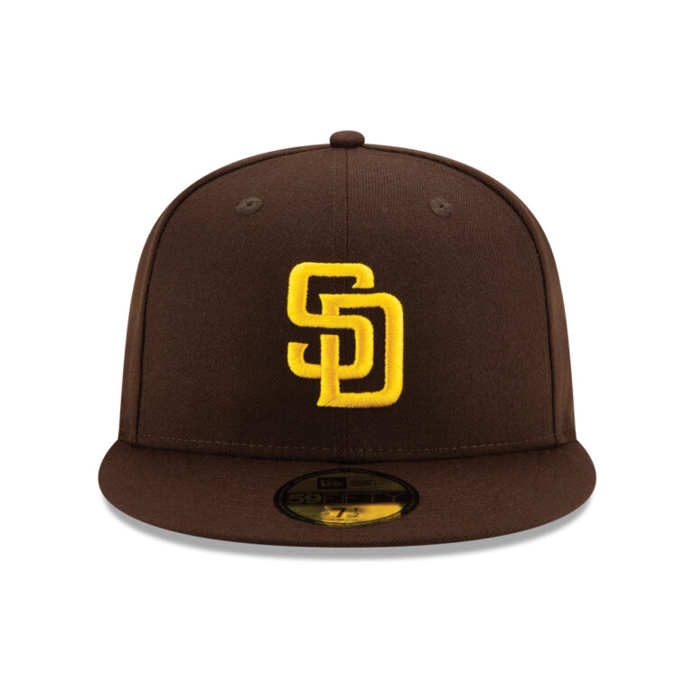 New Era 59Fifty San Diego Padres World Tour Mexico City Series 2023 Fitted Hat Brown On Field Front New Era 59Fifty San Diego Padres World Tour Mexico City Series 2023 Fitted Hat Brown On Field Front