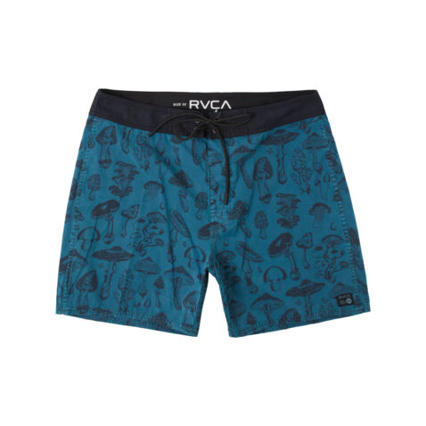 RVCA Mushy Trunk Shorts Mallard Blue