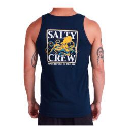 Salty Crew Ink Slinger Tank Top Navy
