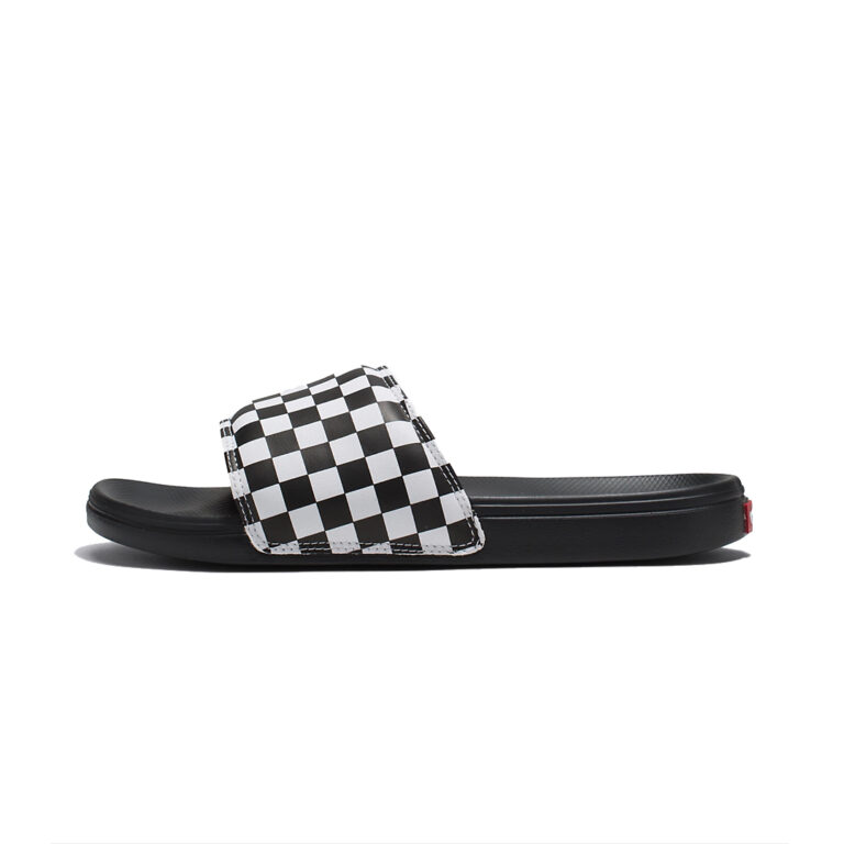 Vans La Costa Slide On Checker True White Black