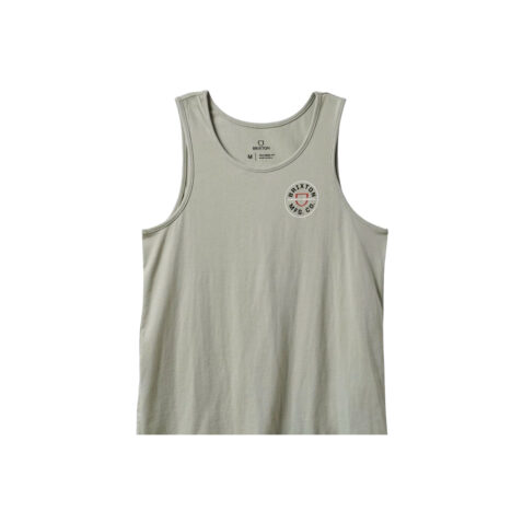 Brixton Crest Tank Top Mineral Grey