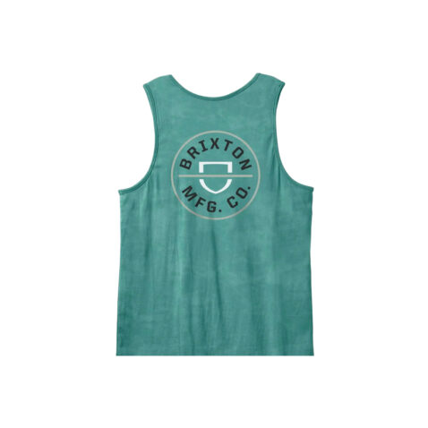 Brixton Crest Tank Top Spruce Sun Wash Back