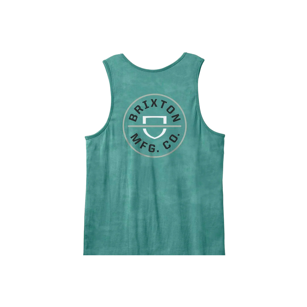 Brixton Crest Tank Top Spruce Sun Wash - Billion Creation