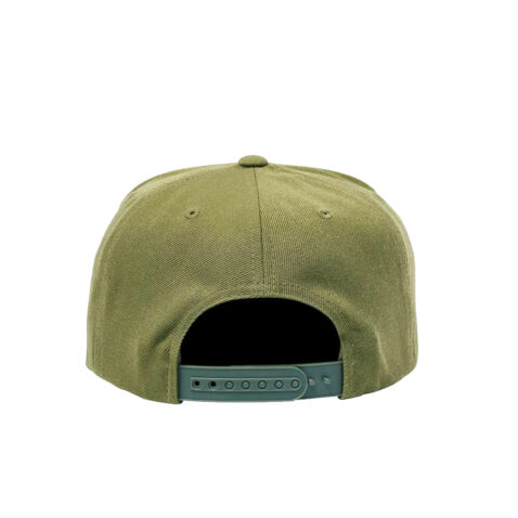 Brixton Oath III Snapback Hat Olive Surplus Sand Back