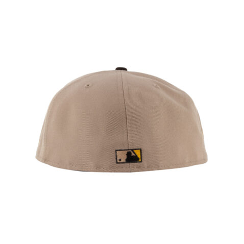 New Era x Billion Creation 59Fifty San Diego Padres Roadie Fitted Hat Camel Burnt Wood Brown Gold 4