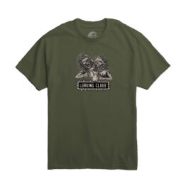 Lurking Class Global Infestation x Bad Friends Colab Matt Stikker Short Sleeve T-Shirt Military Green