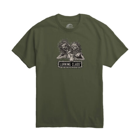 Lurking Class Global Infestation x BF Short Sleeve T-Shirt Military Green