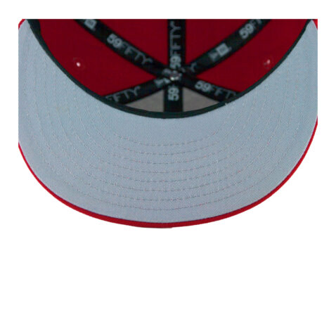 New Era 59Fifty Mexicali Aguilas Fitted Hat Red White Undervisor22