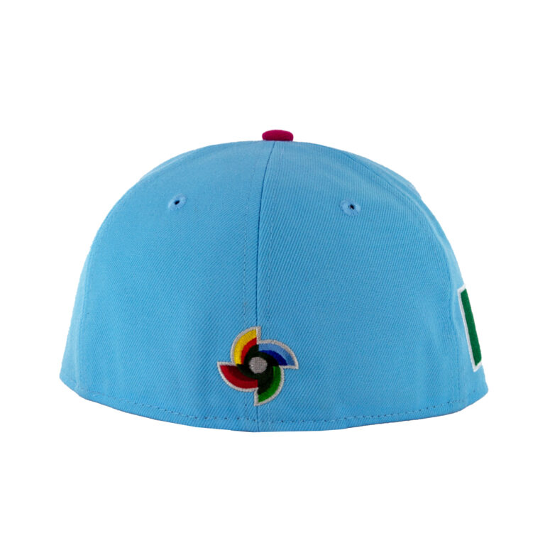 New Era 59Fifty World Baseball Classic 2023 Mexico Alt Fitted Hat Blue Pink Back New Era 59Fifty World Baseball Classic 2023 Mexico Alt Fitted Hat Blue Pink Back