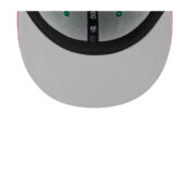 New Era 59Fifty World Baseball Classic 2023 Mexico Road Fitted Hat Scarlet Kelly Green Undervisor