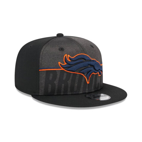 New Era 9Fifty Denver Broncos Training Camp 23' Snapback Hat Black Right Front