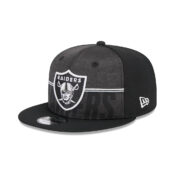 New Era 9Fifty Las Vegas Raiders Training Camp 23' Snapback Hat Black