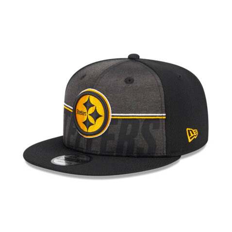 New Era 9Fifty Pittsburgh Steelers Training Camp 23' Snapback Hat Black