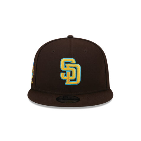 New Era 9Fifty San Diego Padres Father's Day 2023 Snapback Hat Burnt Wood Brown 4