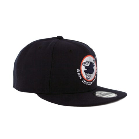 New Era 9Fifty San Diego Padres Gwynn Friar Snapback Hat Navy