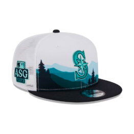 New Era 9Fifty Seattle Mariners All Star Game Mountain 2023 Snapback Hat White