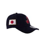 New Era 9Forty Japan World Baseball Classic 2023 Snapback Hat Dark Navy Right Front