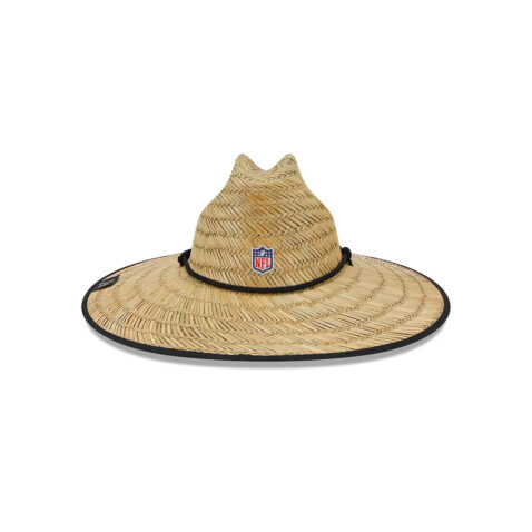 New Era Las Vegas Raiders Training Camp 23' Straw Hat Natural Back