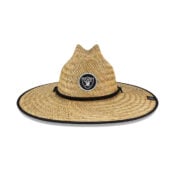 New Era Las Vegas Raiders Training Camp 23' Straw Hat Natural Front