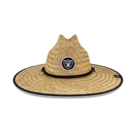 New Era Las Vegas Raiders Training Camp 23' Straw Hat Natural Front