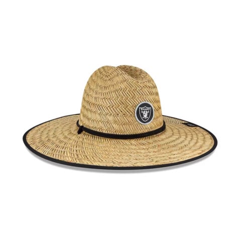 New Era Las Vegas Raiders Training Camp 23' Straw Hat Natural Right Side