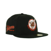 New Era x Billion Creation 59Fifty San Diego Padres Midnight Friar Fitted Hat Black Orange 1