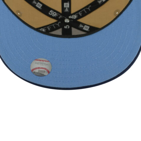 New Era x Billion Creation 59Fifty San Diego Padres Petco Gradient Fitted Hat Vegas Gold Navy Blue 5