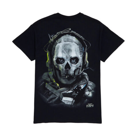 Primitive x Call Of Duty Ghost Short Sleeve T-Shirt Black Back