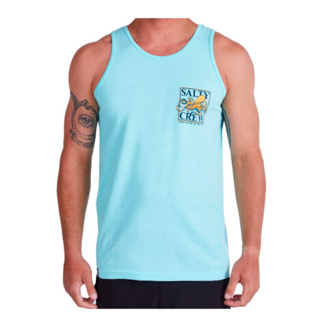 Salty Crew Ink Slinger Tank Top Sea Foam