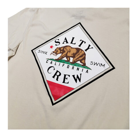 Salty Crew Tippet Cali Premium Short Sleeve T-Shirt Bone