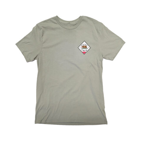 Salty Crew Tippet Cali Premium Short Sleeve T-Shirt Dusty Sage Front