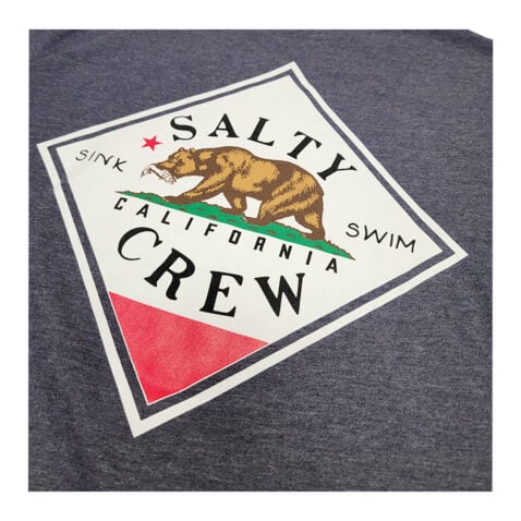 Salty Crew Tippet Cali Premium Short Sleeve t-Shirt Navy Heather