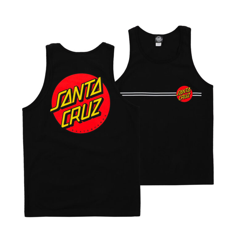 Santa Cruz Classic Dot Tank Top Black Santa Cruz Classic Dot Tank Top Black