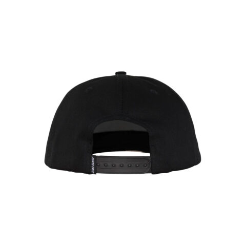Santa Cruz Wave Dot Snapback Hat Black Back