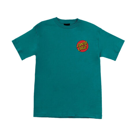 Santa Cruz Beware Dot Mens Short Sleeve T-Shirt Teal