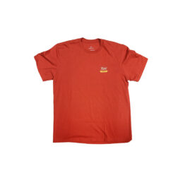 Brixton Linwood Short Sleeve T-Shirt Barn Red Dark Burgundy Brith
