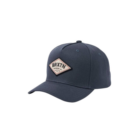 Brixton Tremont C MP Snapback Hat Washed Navy