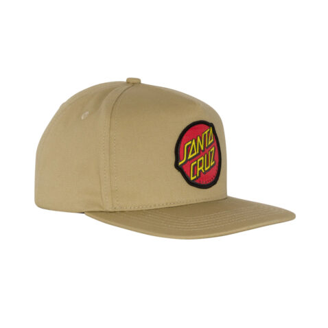 Santa Cruz Classic Snapback Hat Tan