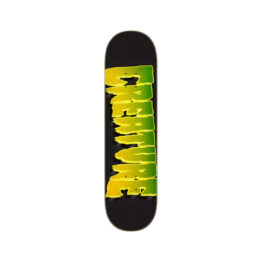 Creature 8.25in Logo Outline Stumps Skateboard Deck Black Lime