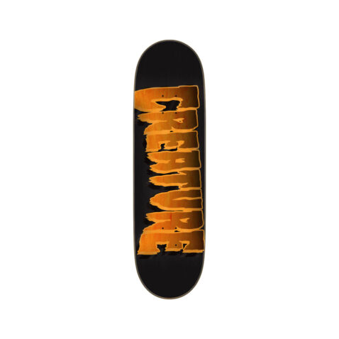 Creature 8.80in Logo Outline Stumps Skateboard Deck Black Orange