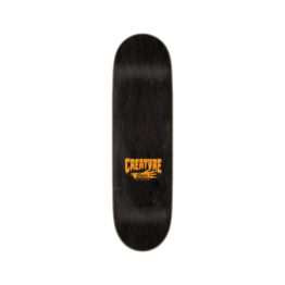 Creature 8.80in Logo Outline Stumps Skateboard Deck Black Orange