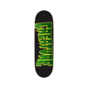Creature 9.00in Logo Outline Stumps Skateboard Deck Black Green