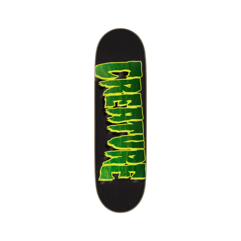 Creature 9.00in Logo Outline Stumps Skateboard Deck Black Green Creature 9.00in Logo Outline Stumps Skateboard Deck Black Green