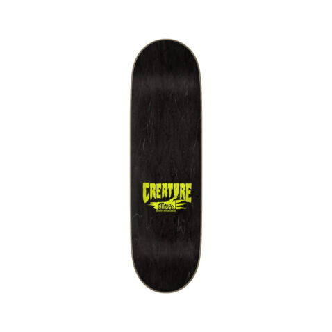 Creature 9.00in Logo Outline Stumps Skateboard Deck Black Green
